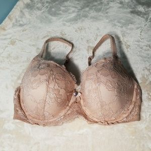 Body by Victoria Secret Nude Lace Bra